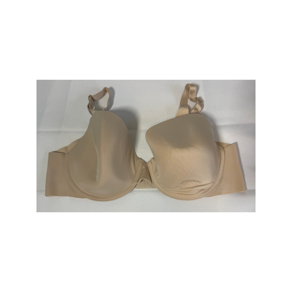 Soma Vanishing 360 Perfect Coverage Bra 38C Beige Underwire Adjustable Everyday